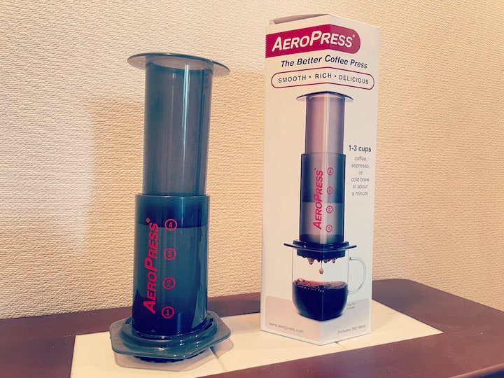 レビュー／エアロプレス・空気圧で淹れるコーヒー抽出器具